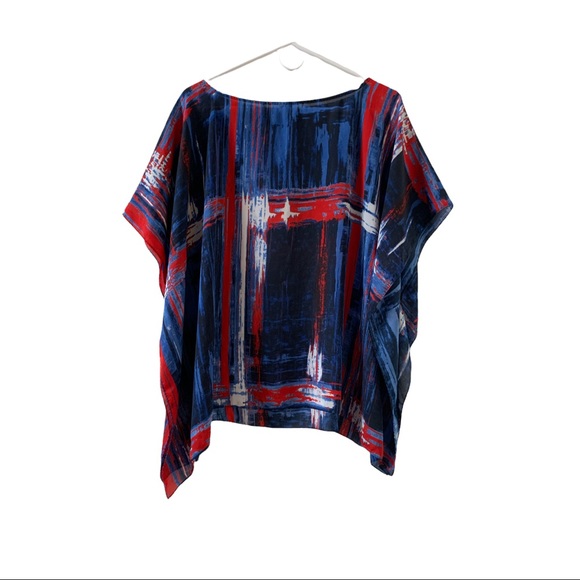 ✨Jones New York Size M Red/White/Blue - Picture 2 of 2